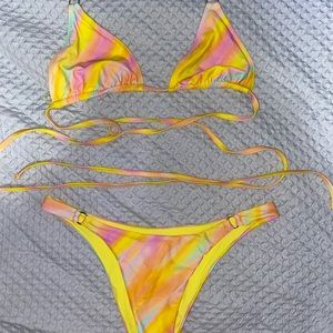 Blackbough rainbow bikini set size large